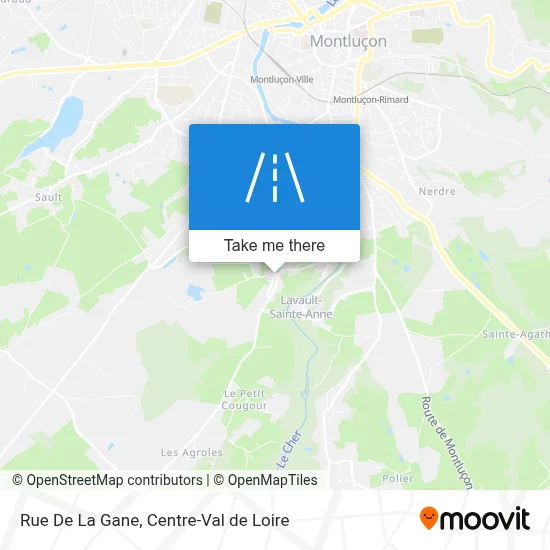 Rue De La Gane map