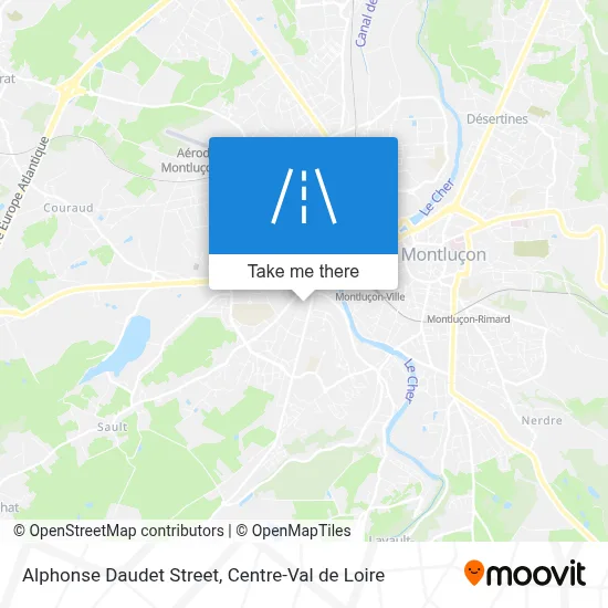 Rue Alphonse Daudet map