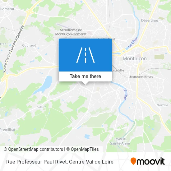 Rue Professeur Paul Rivet map