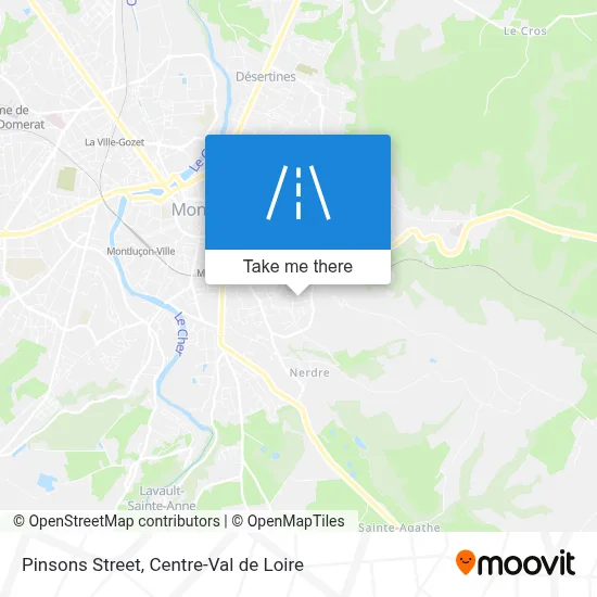 Rue Des Pinsons map