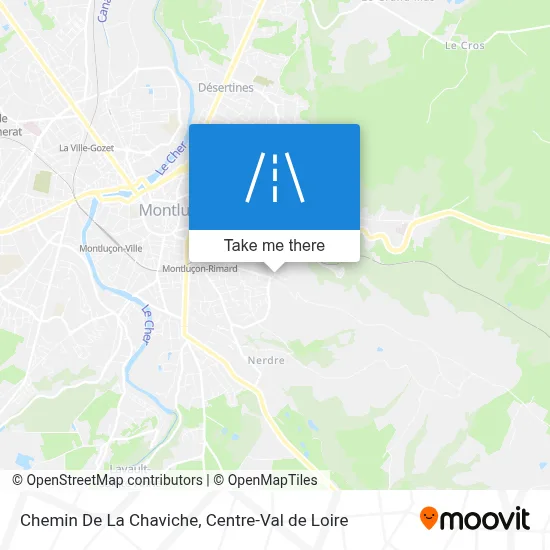 Chemin De La Chaviche map
