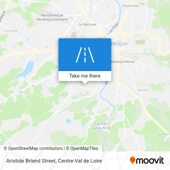 Rue Aristide Briand map