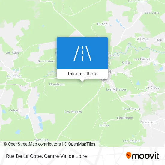 Rue De La Cope map