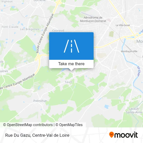 Rue Du Gazu map