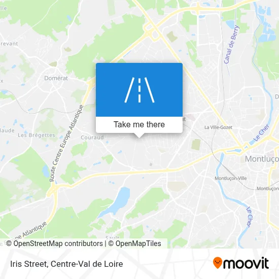 Rue Des Iris map