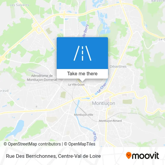 Rue Des Berrichonnes map