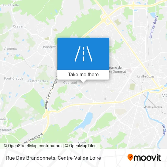 Rue Des Brandonnets map