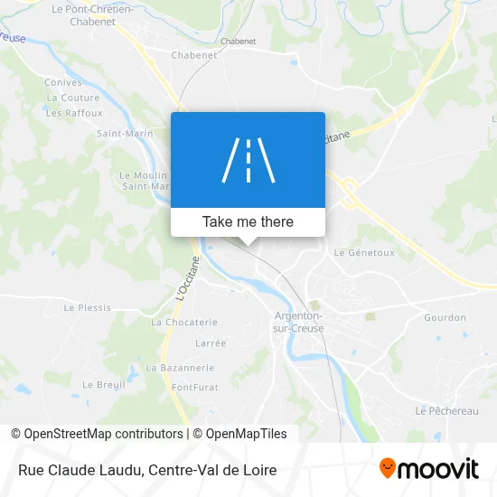 Rue Claude Laudu map