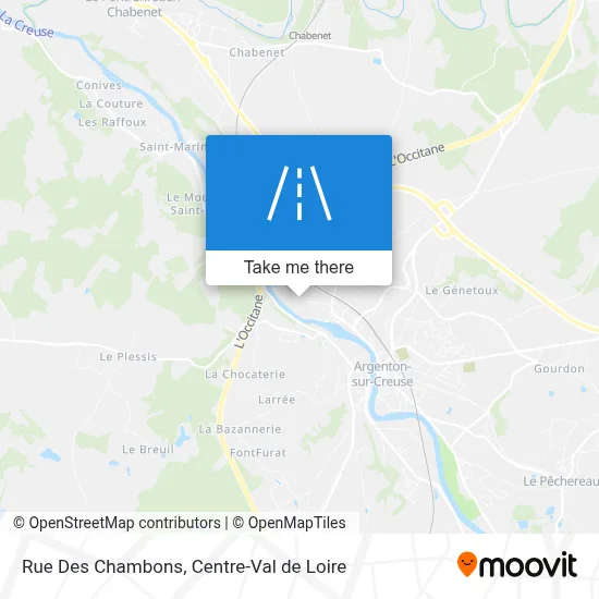 Rue Des Chambons map
