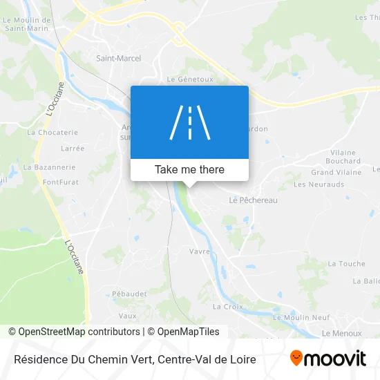Résidence Du Chemin Vert map