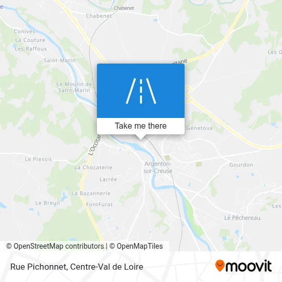 Rue Pichonnet map