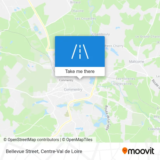 Rue De Bellevue map