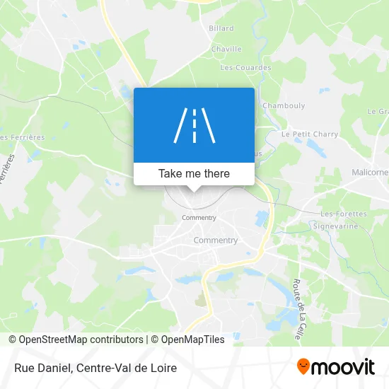 Rue Daniel map