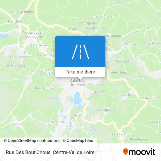 Rue Des Bout'Chous map