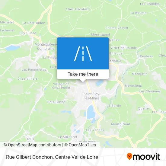 Rue Gilbert Conchon map