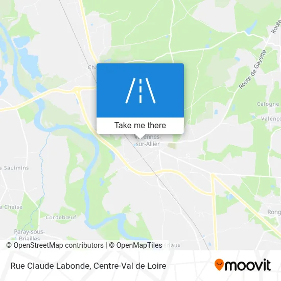 Rue Claude Labonde map