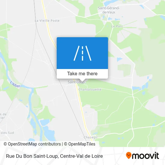 Rue Du Bon Saint-Loup map