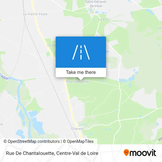 Rue De Chantalouette map