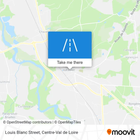 Rue Louis Blanc map