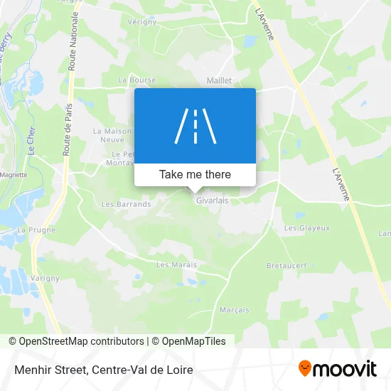 Rue Du Menhir map