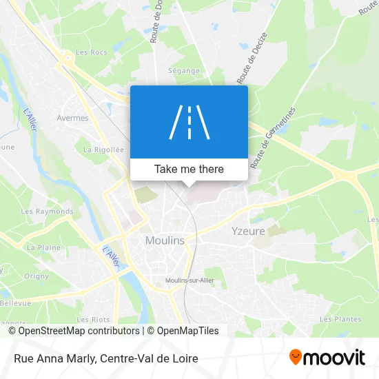 Rue Anna Marly map