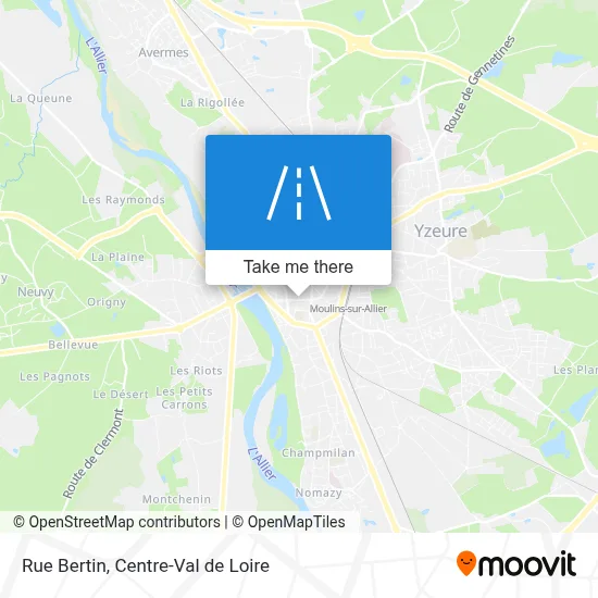 Rue Bertin map