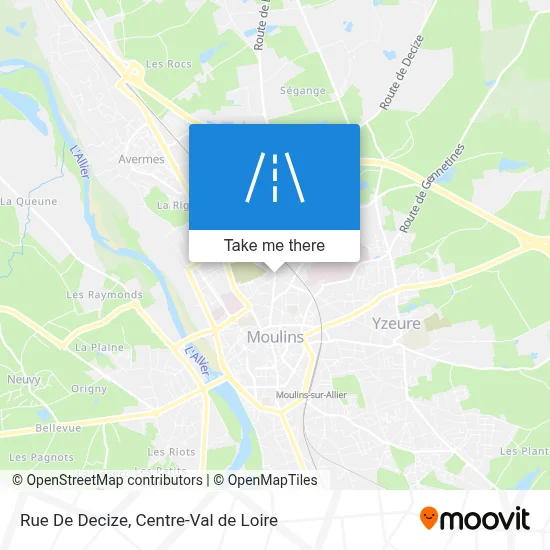 Rue De Decize map