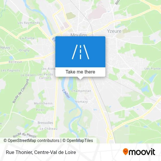 Rue Thonier map