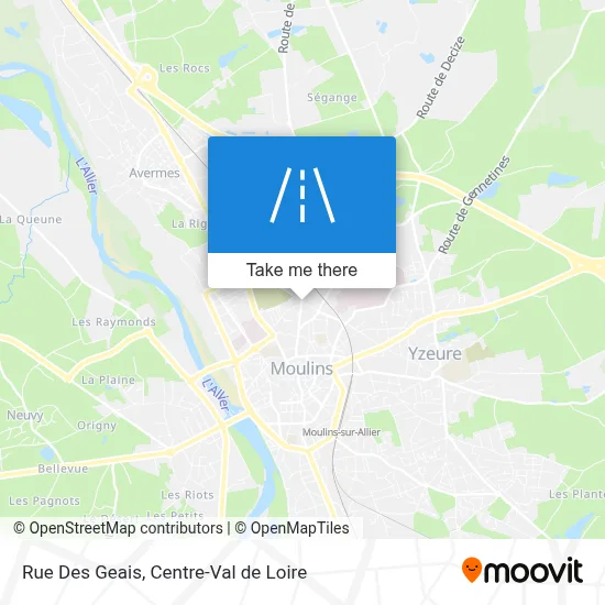 Rue Des Geais map