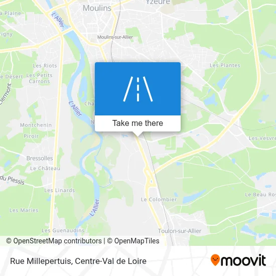 Rue Millepertuis map