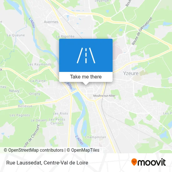 Rue Laussedat map