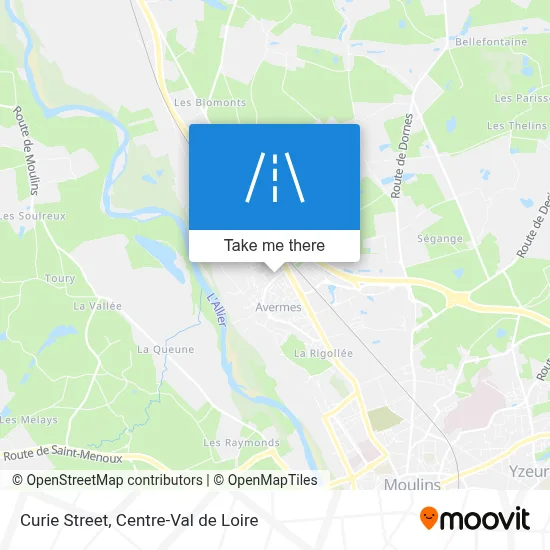 Rue Curie map