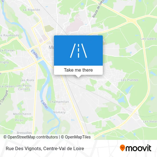 Rue Des Vignots map