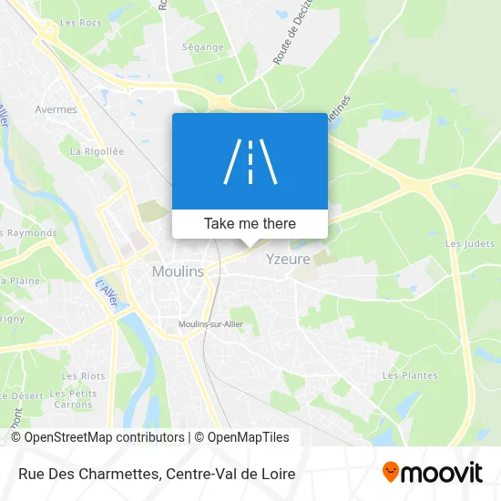 Rue Des Charmettes map