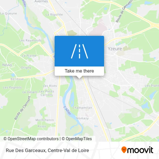 Rue Des Garceaux map