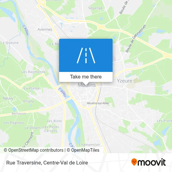 Rue Traversine map