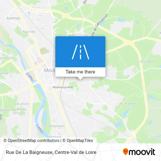 Rue De La Baigneuse map