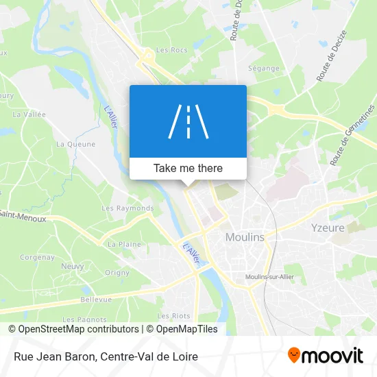 Rue Jean Baron map