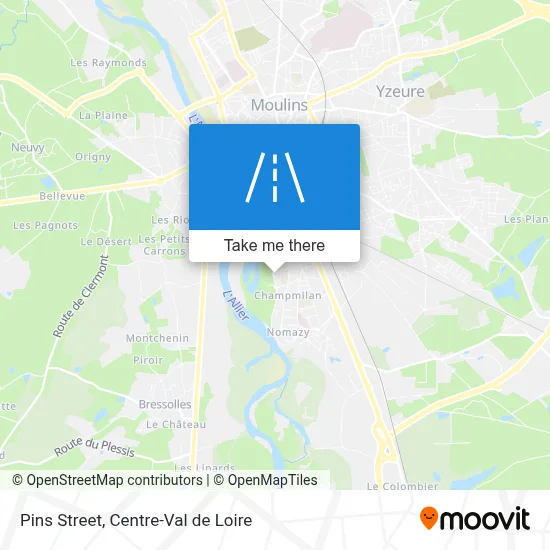 Rue Des Pins map