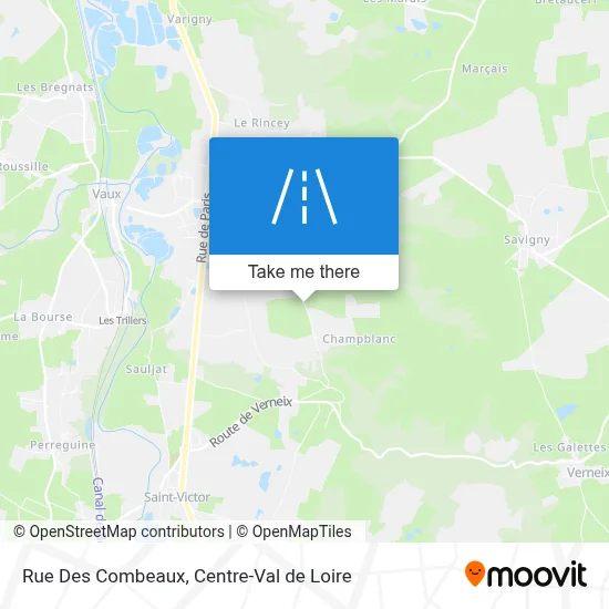 Rue Des Combeaux map