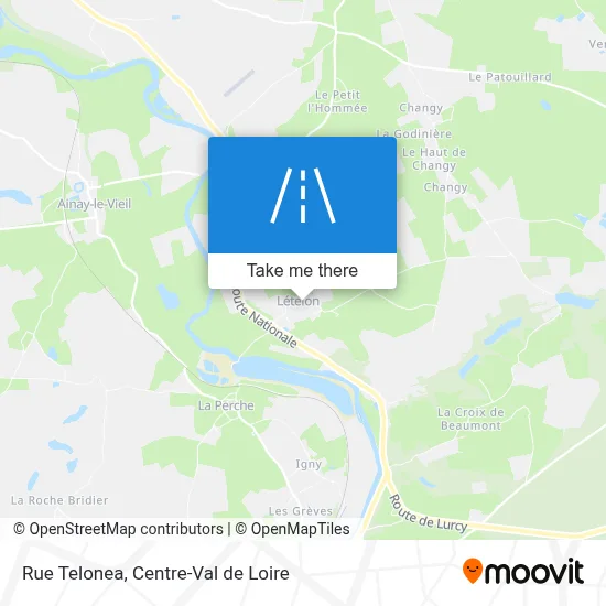 Rue Telonea map