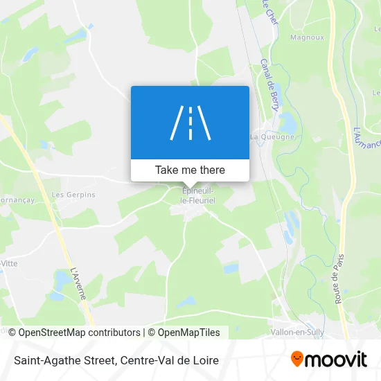Rue Sainte-Agathe map