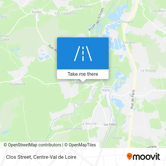 Rue Du Clos map