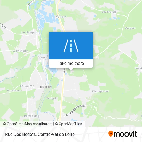 Rue Des Bedets map