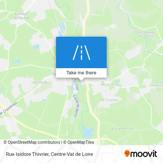 Rue Isidore Thivrier map