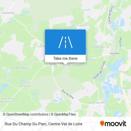 Rue Du Champ Du Parc map