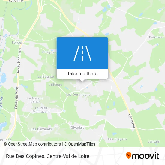 Rue Des Copines map