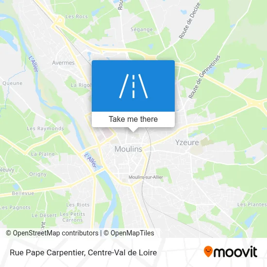 Rue Pape Carpentier map