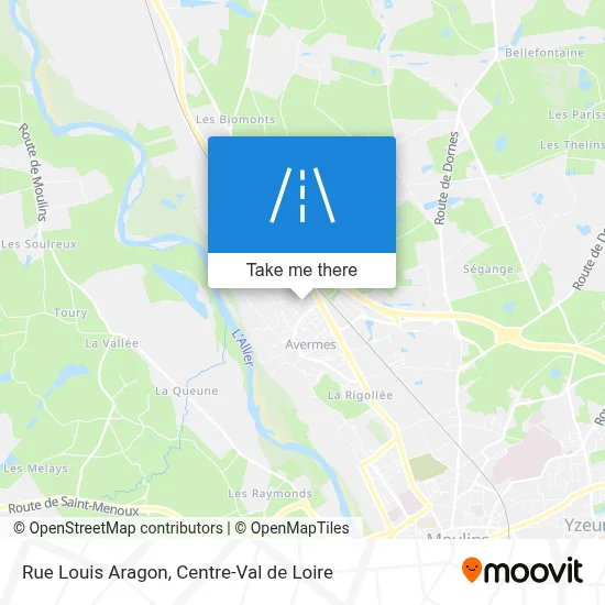 Rue Louis Aragon map