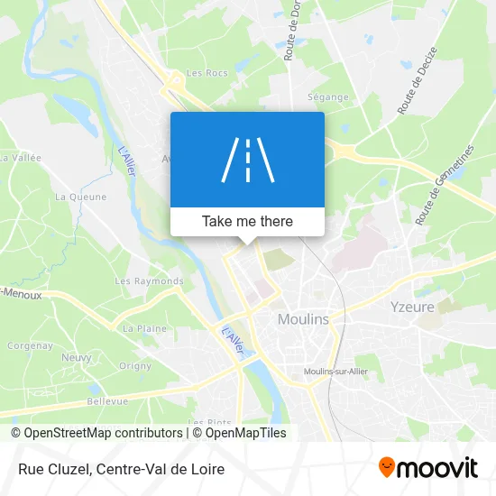 Rue Cluzel map